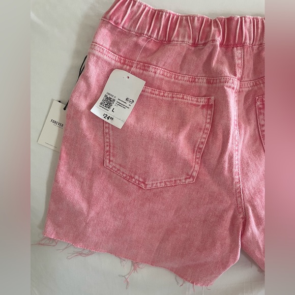 Denim short flamingo 🦩 pink - Picture 3 of 6